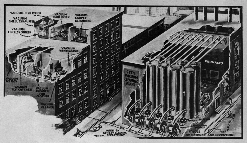 Illustration for article titled New York's Futuristic Central Vacuum System That Never Was